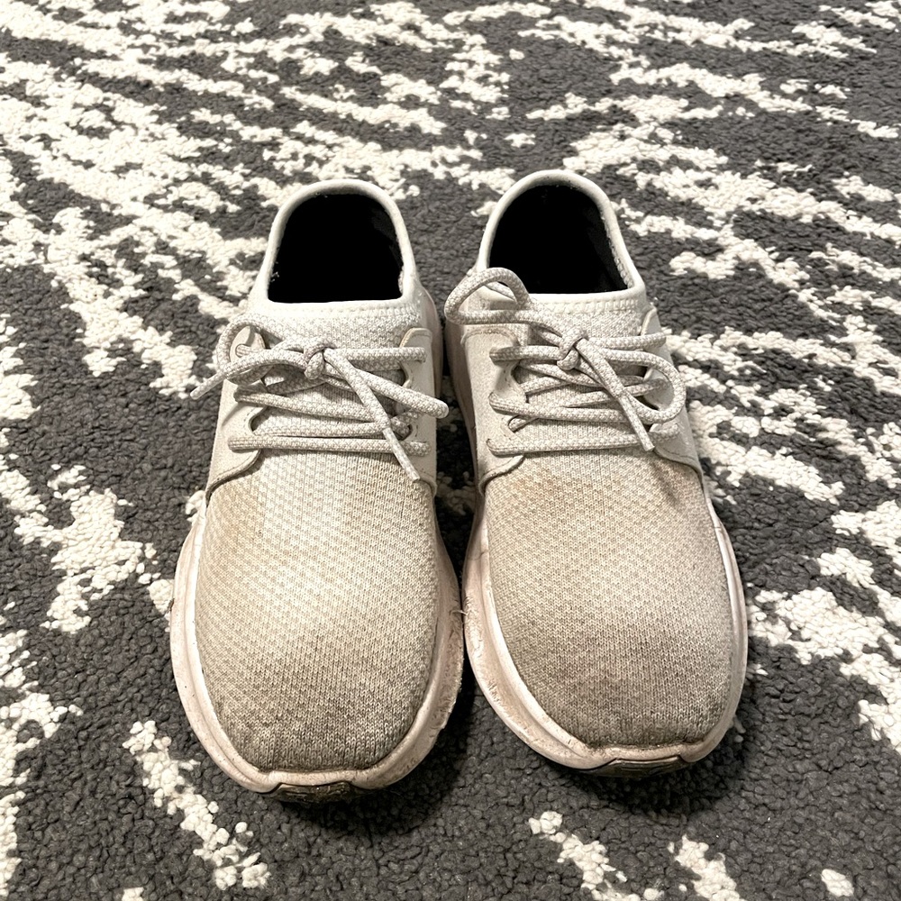 Vessi white waterproof sneakers